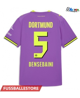 Günstige Borussia Dortmund Ramy Bensebaini #5 3rd trikot 2026-27 Kurzarm